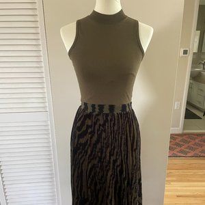 Ted Baker London Faux Two-Piece Midi Dress